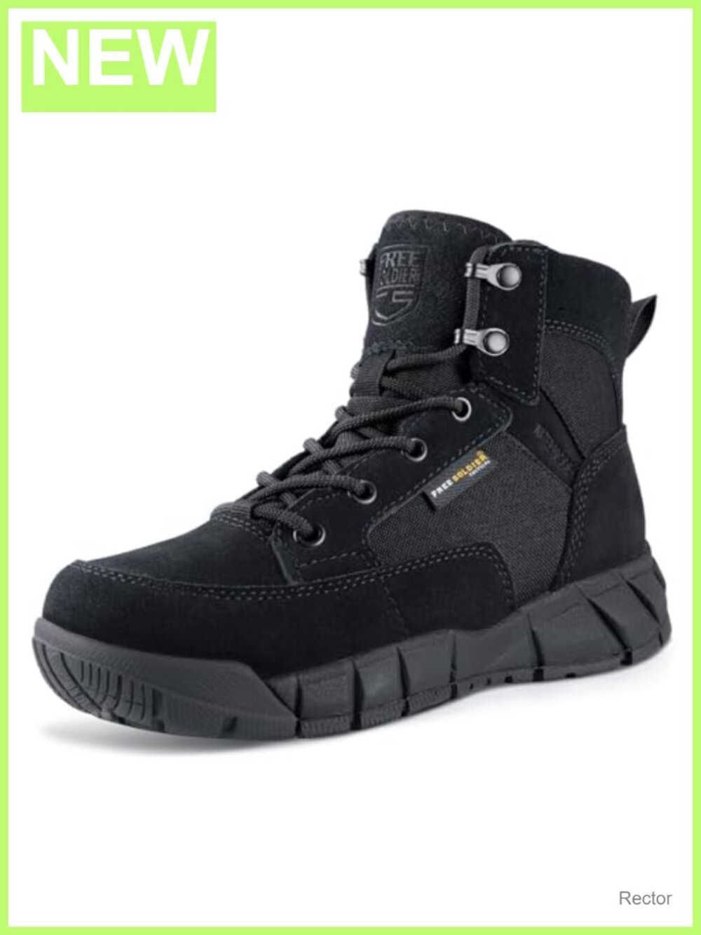 Women's 6 Inch Waterproof Hiking Tactical Work Boots Lightweight Suede Leather